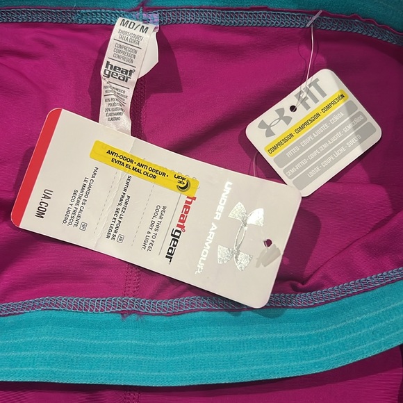 Under Armour Heat Gear Bike Shorts Medium - Picture 3 of 3